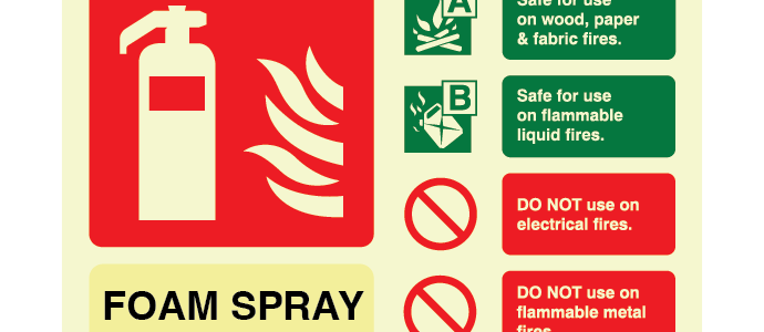Fire Extinguisher Sign